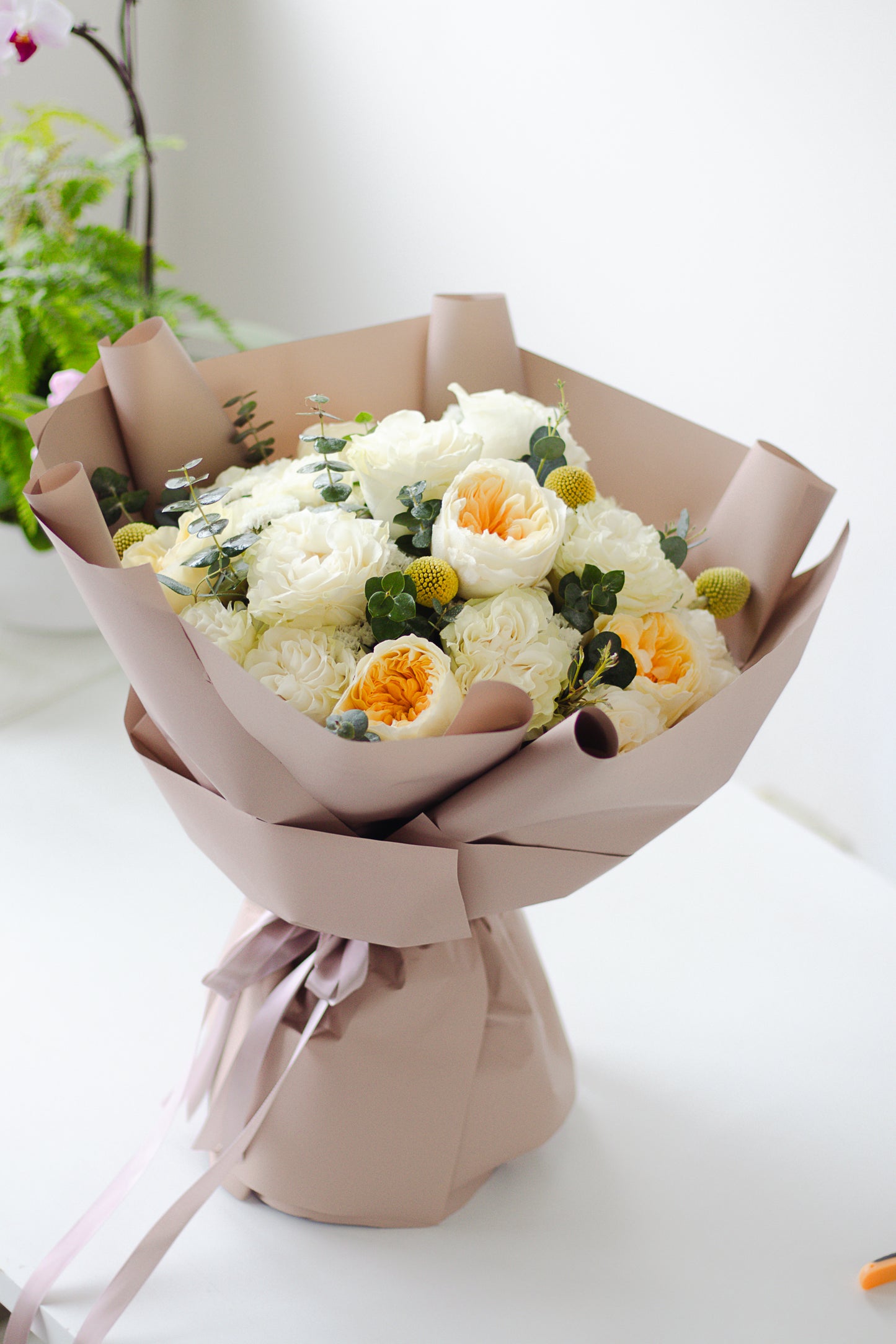 Alanna - Garden Rose Bouquet