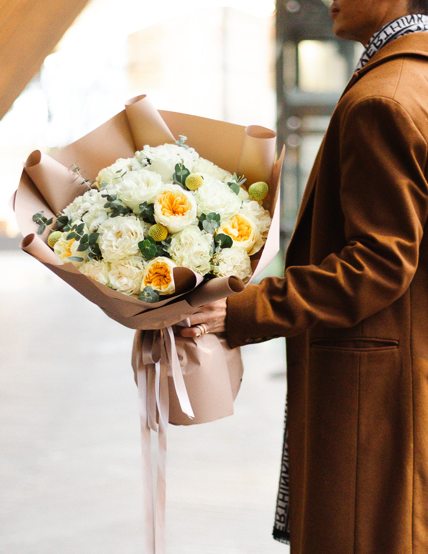 Alanna - Garden Rose Bouquet