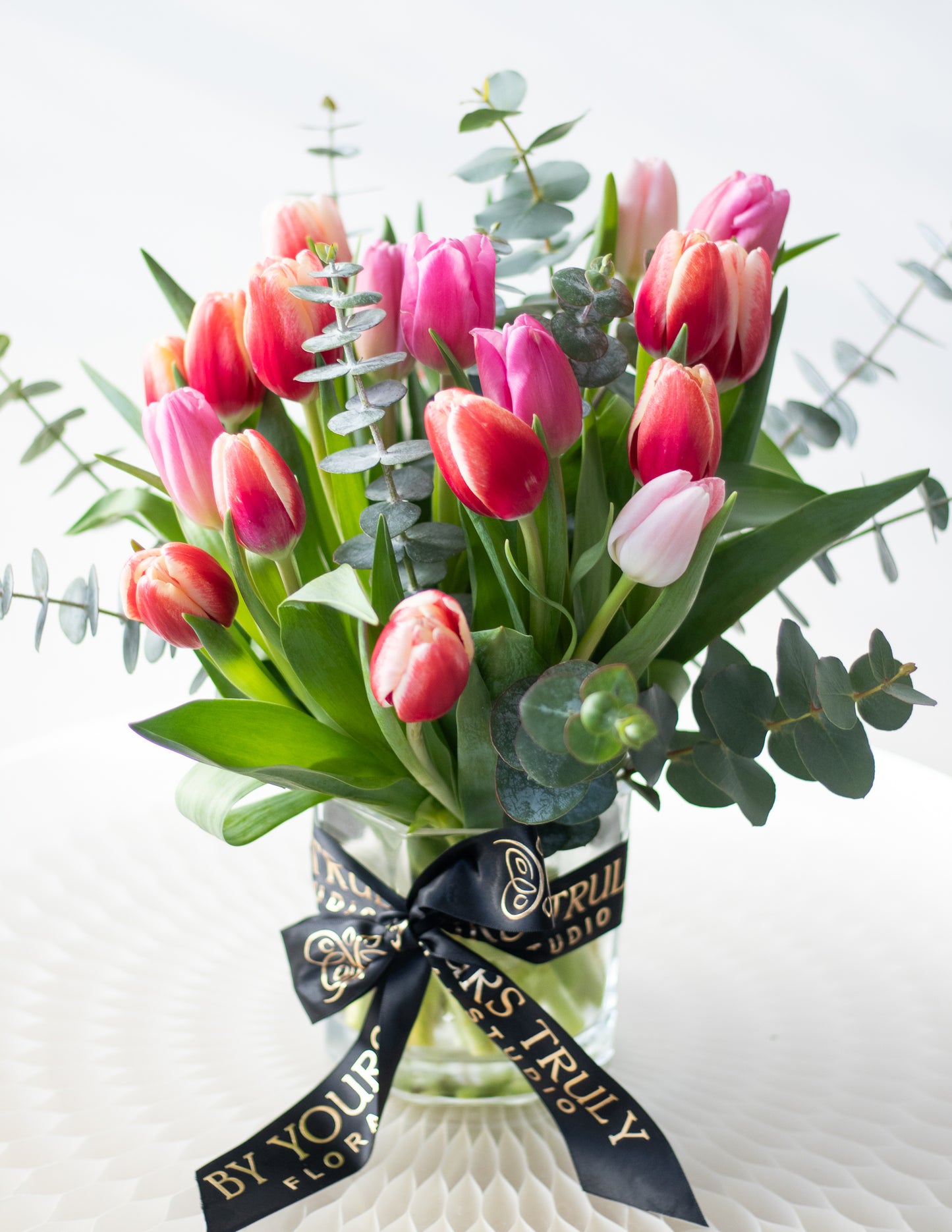 Lillian - Assorted Tulip Vase Arrangement
