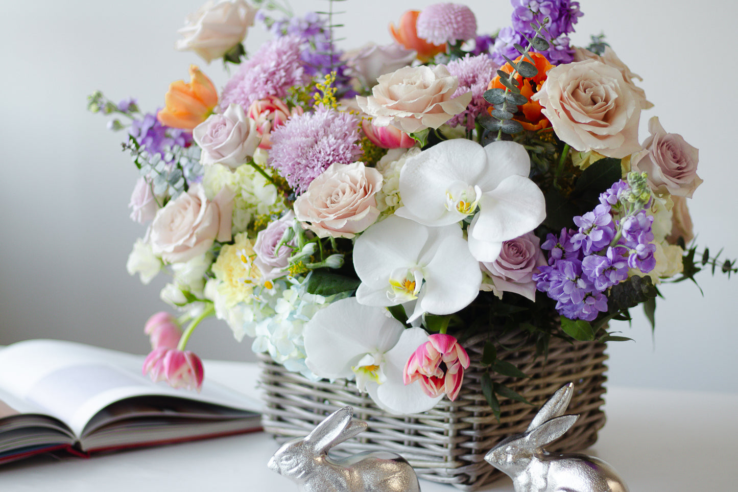 Victoria - Deluxe Basket Arrangement
