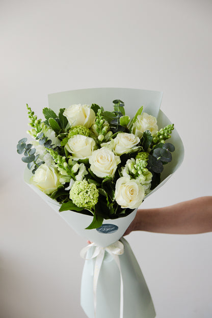 Green and White - Bespoke Bouquet