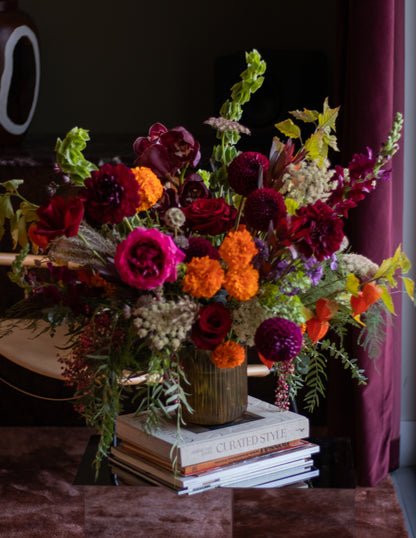 Carmella - Grand Thanksgiving Statement Vase Arrangement